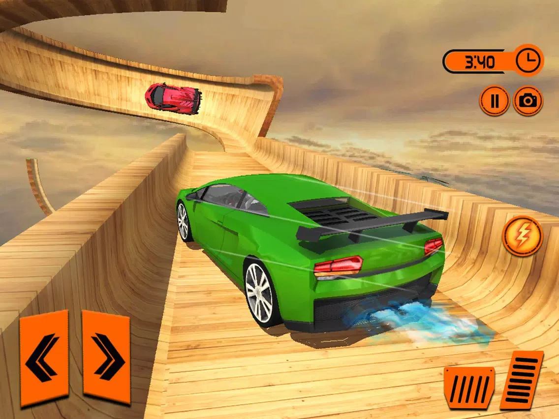 Capturas de tela do Tractor Jump Mega Ramp Stunt iPad 