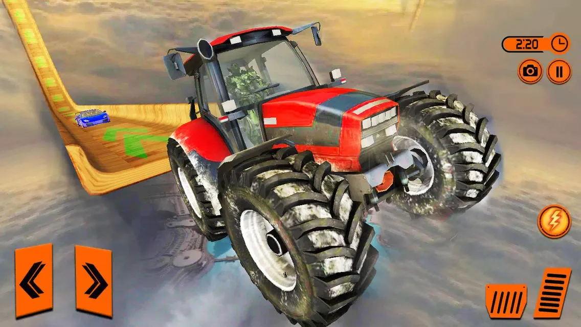 Capturas de tela do Tractor Jump Mega Ramp Stunt
