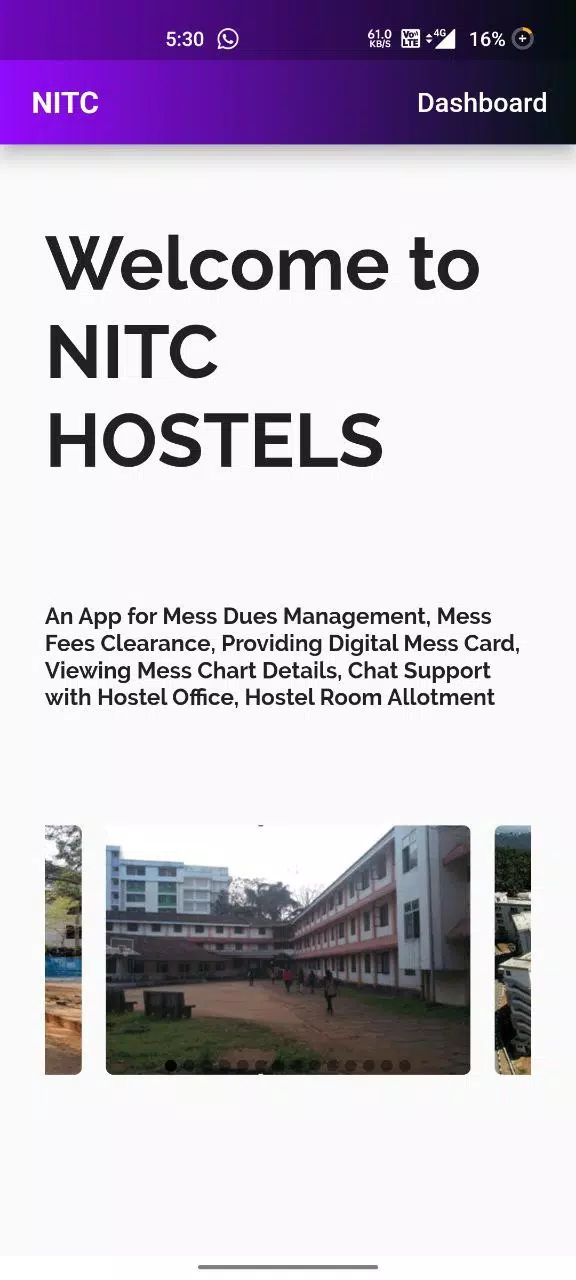 NITC HOSTELS Screenshots