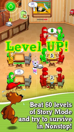 Lunch Rush HD Restaurant Games سکرین شاٹس