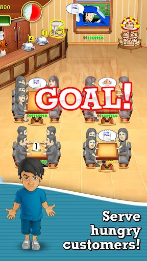 Lunch Rush HD Restaurant Games سکرین شاٹس