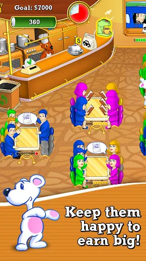 Lunch Rush HD Restaurant Games سکرین شاٹس