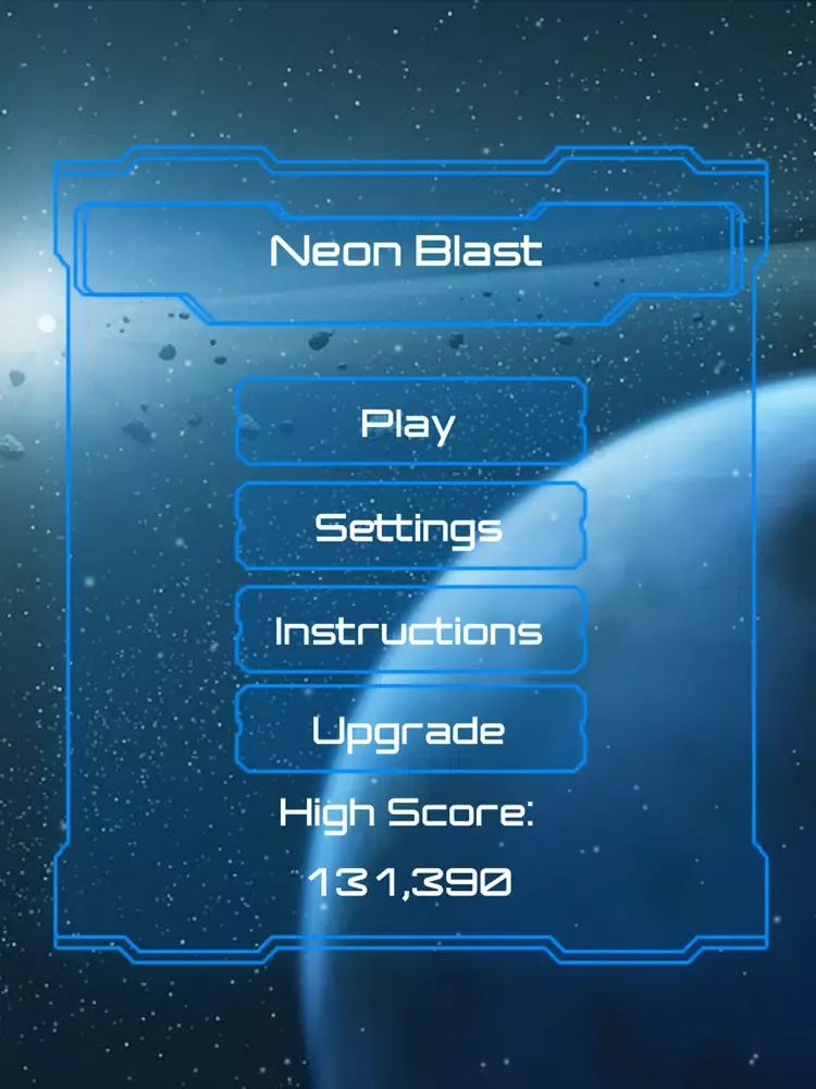 Neon Blast - 2D Survival iPad 应用截图