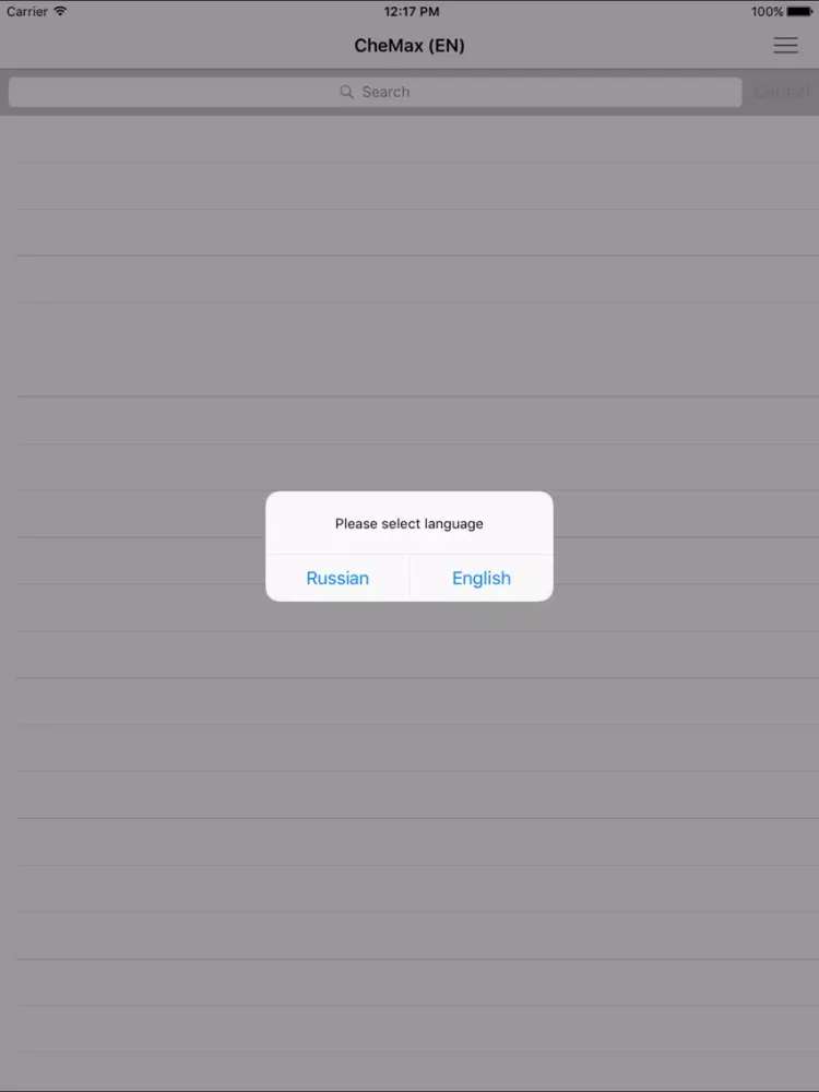 Capturas de pantalla de CheMax App iPad 