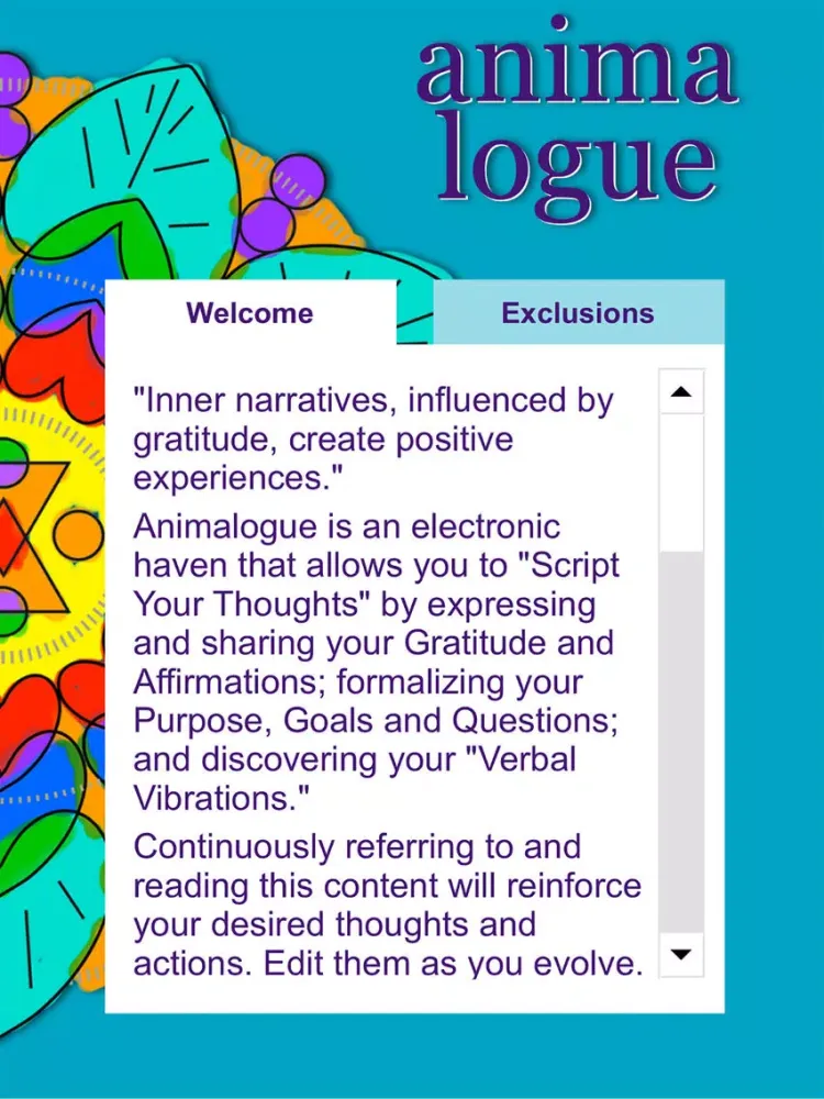 anima.logue iPad  سکرین شاٹس