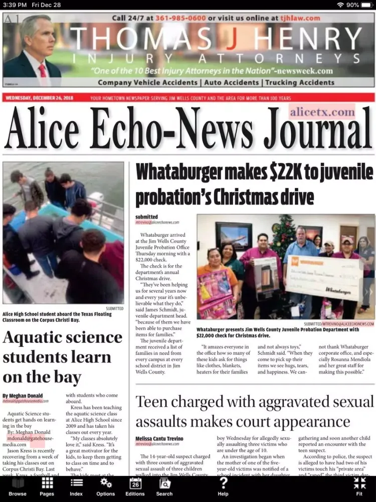 Alice Echo eEdition iPad  Screenshots