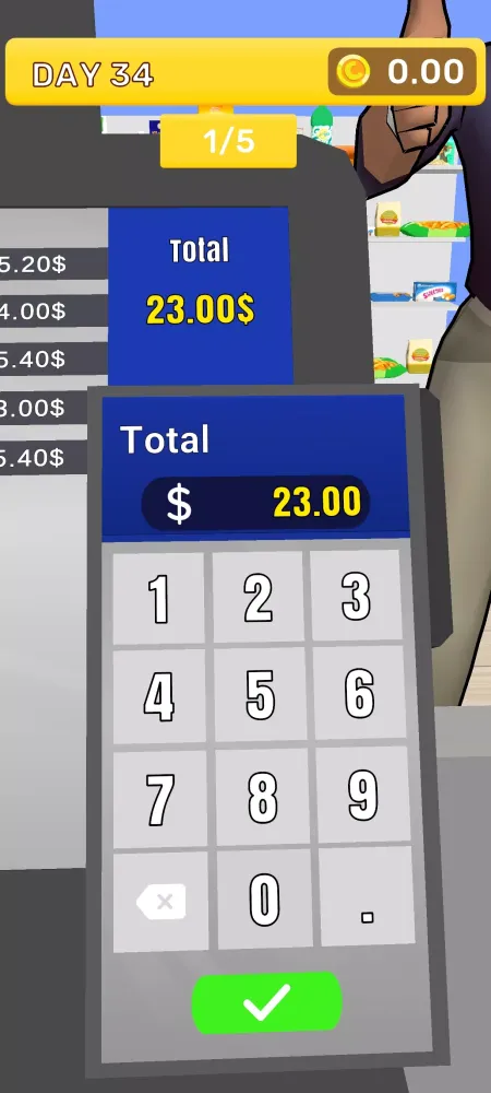 Screenshot di Market Cashier Simulator 3D
