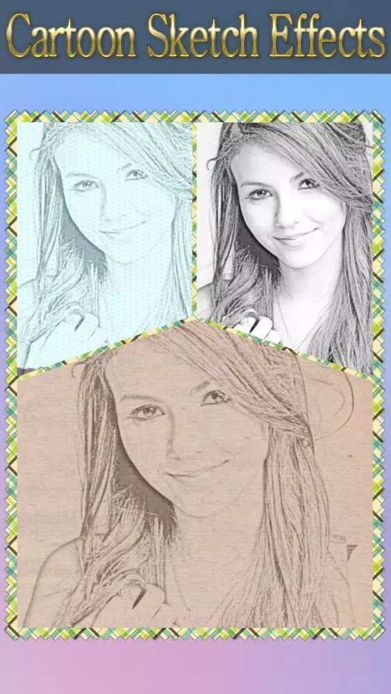 صور Cartoon Sketch Avatar Free - Pink Pencil & Coloring Toon Camera Photo Effects