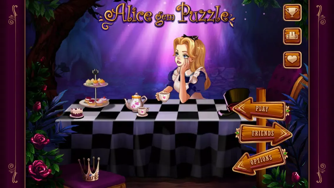 Zrzuty ekranu Alice Gem Puzzle
