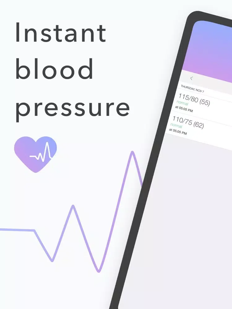 Tangkapan layar Blood pressure monitor+ iPad 