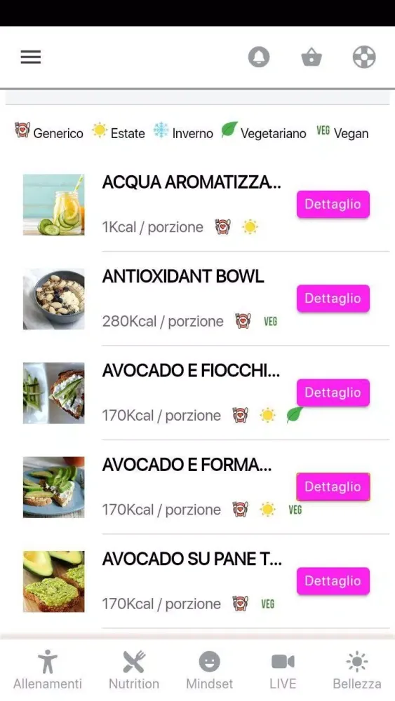 Capturas de tela do Bright & Fit Fitness App