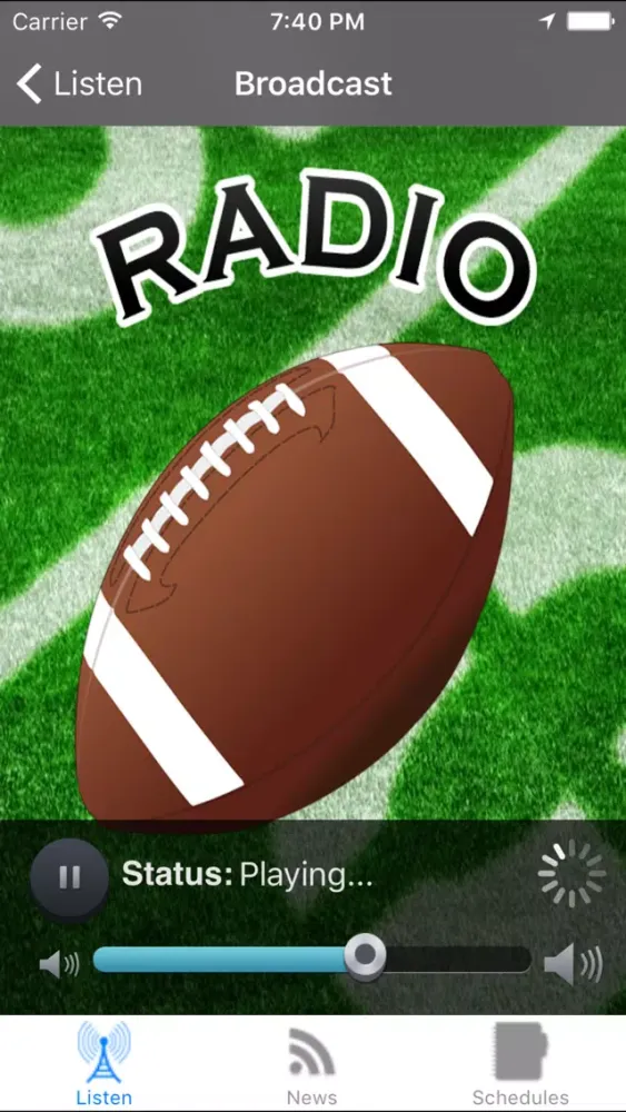 ภาพหน้าจอของ Los Angeles C Football Live - Radio, Schedule