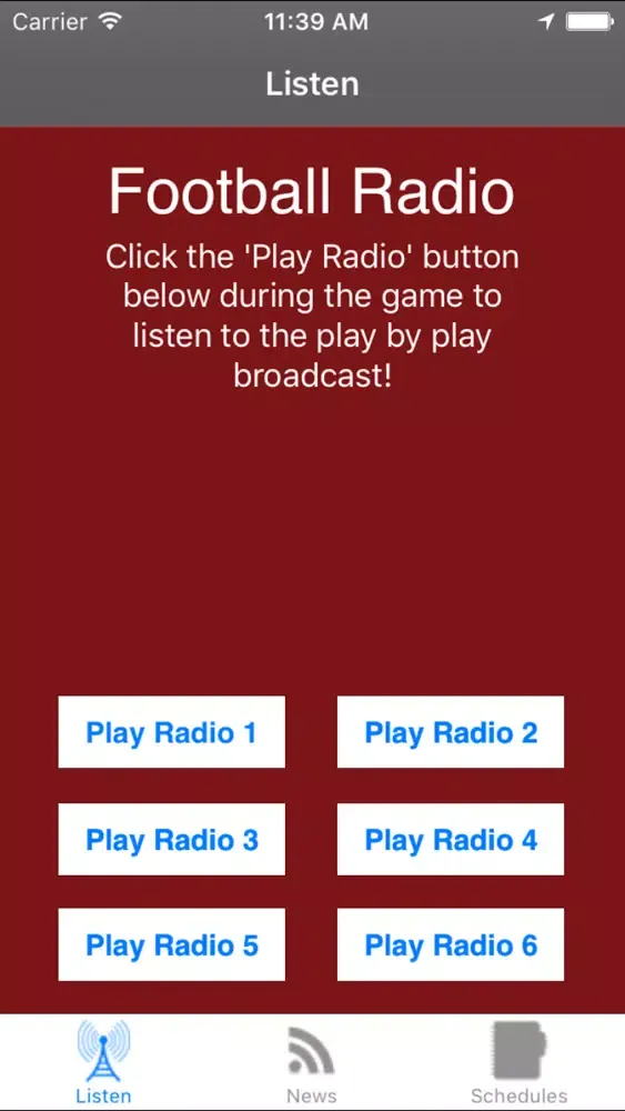 Washington Football - Radio, Scores & Schedule應用截圖