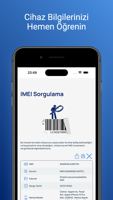Imei Sorgulama Screenshots