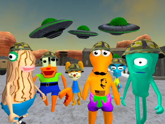 Alien Gang. Ocean Neighbor iPad  Screenshots