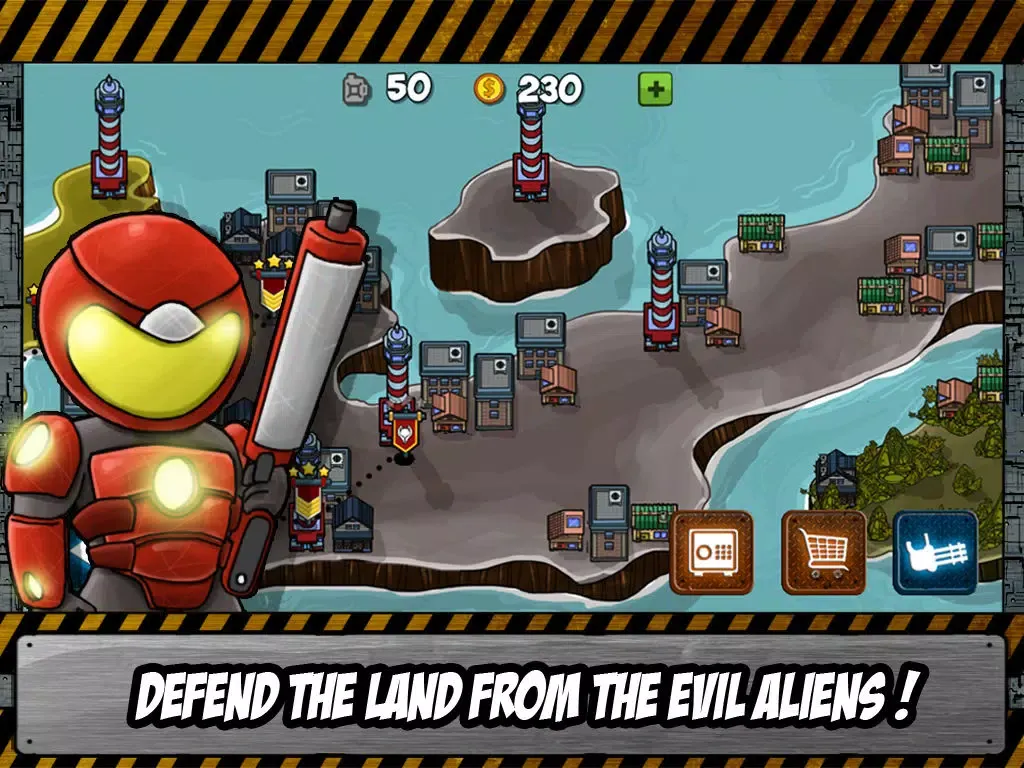 Aliens Invasion: Defense and Guard the Earth iPad  Screenshots