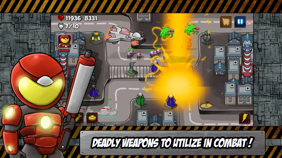 Aliens Invasion: Defense and Guard the Earth Screenshots