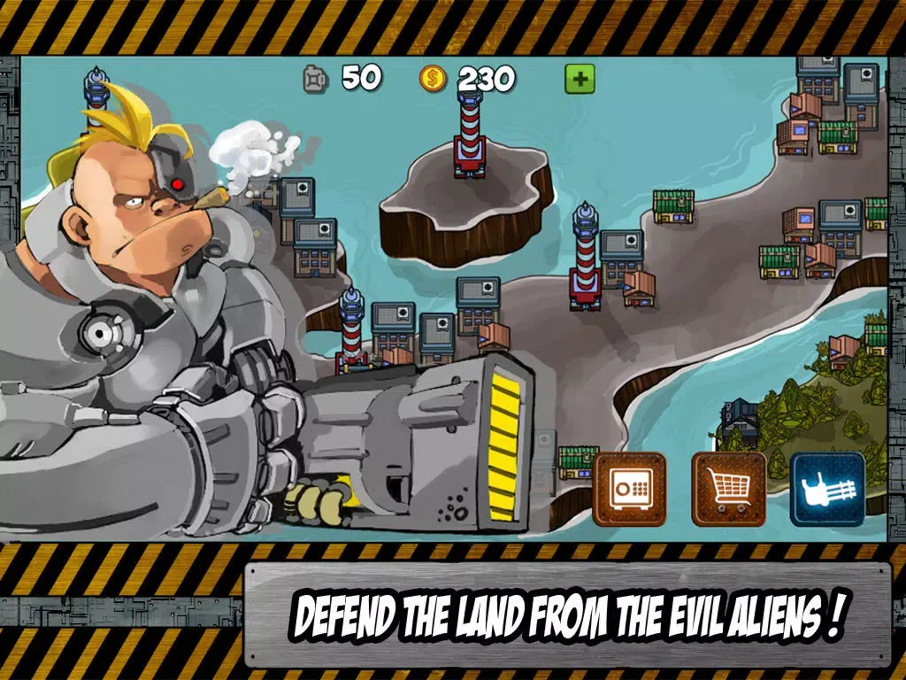 Captures d'écran de Aliens Invasion Heroes : Defense and Guard the Earth iPad 