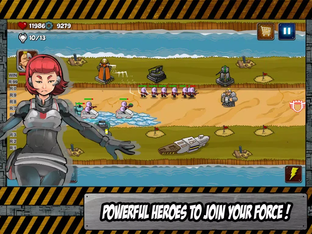 Captures d'écran de Aliens Invasion Heroes : Defense and Guard the Earth iPad 