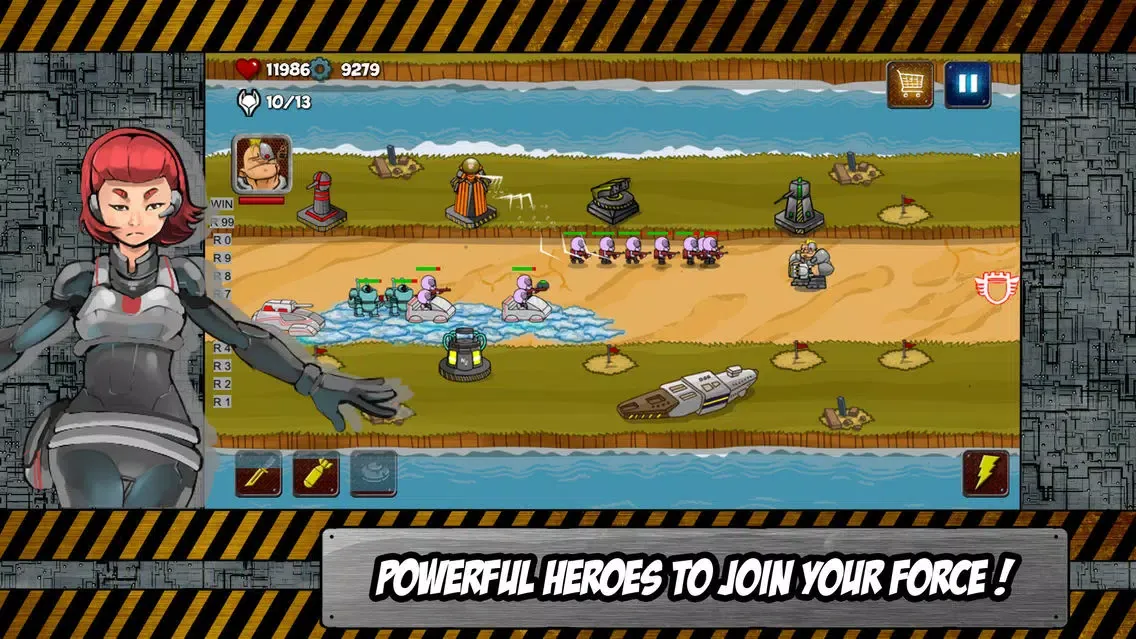 Captures d'écran de Aliens Invasion Heroes : Defense and Guard the Earth