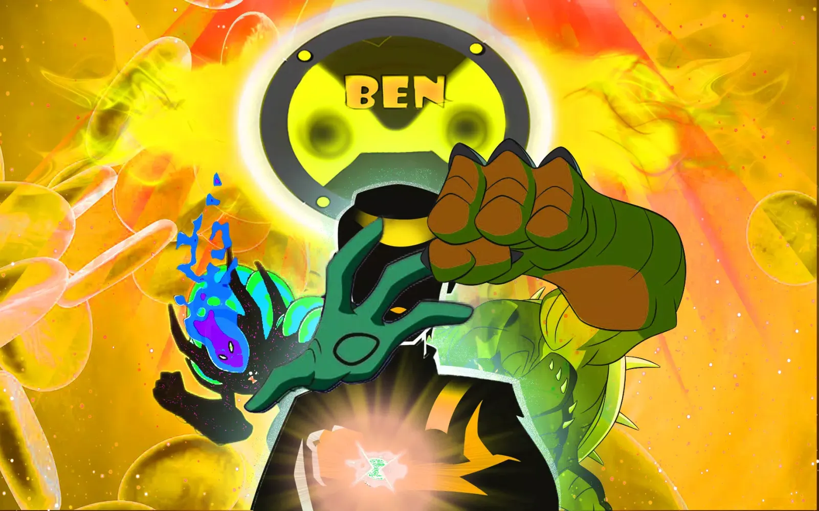 Captures d'écran de ben run alien fight 2