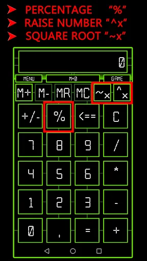 CALCULATOR PRO - Green Alien Ekran Görüntüleri