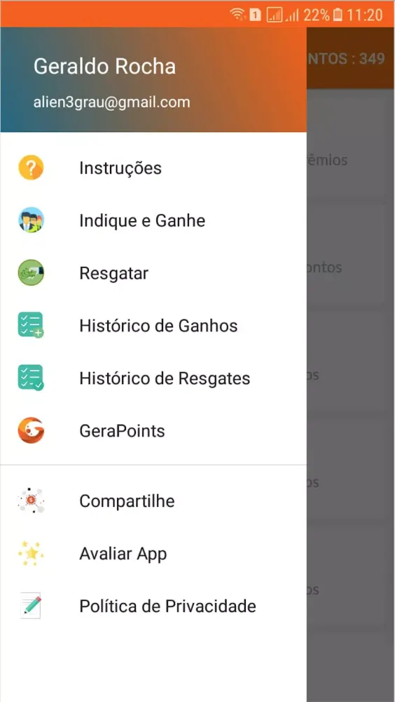 Screenshot di GeraPoints