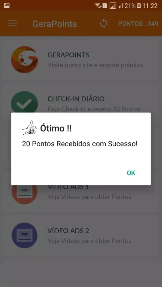 Screenshot di GeraPoints