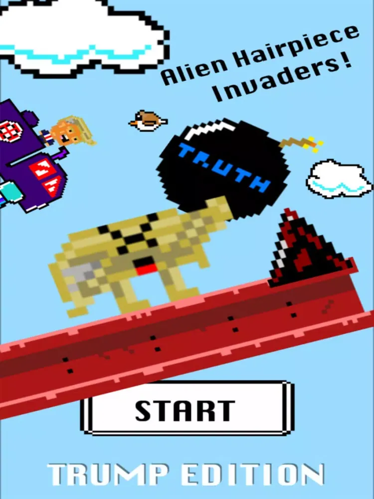 Alien Trump Hairpiece Invaders iPad 應用截圖