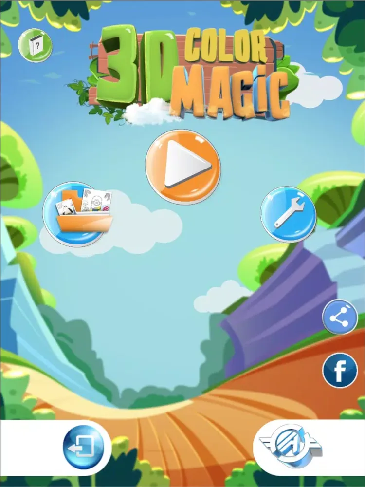 3D Color Magic iPad  스크린샷