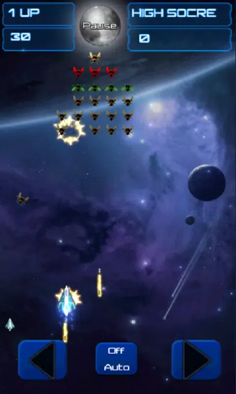 Capturas de tela do Alien Insect War