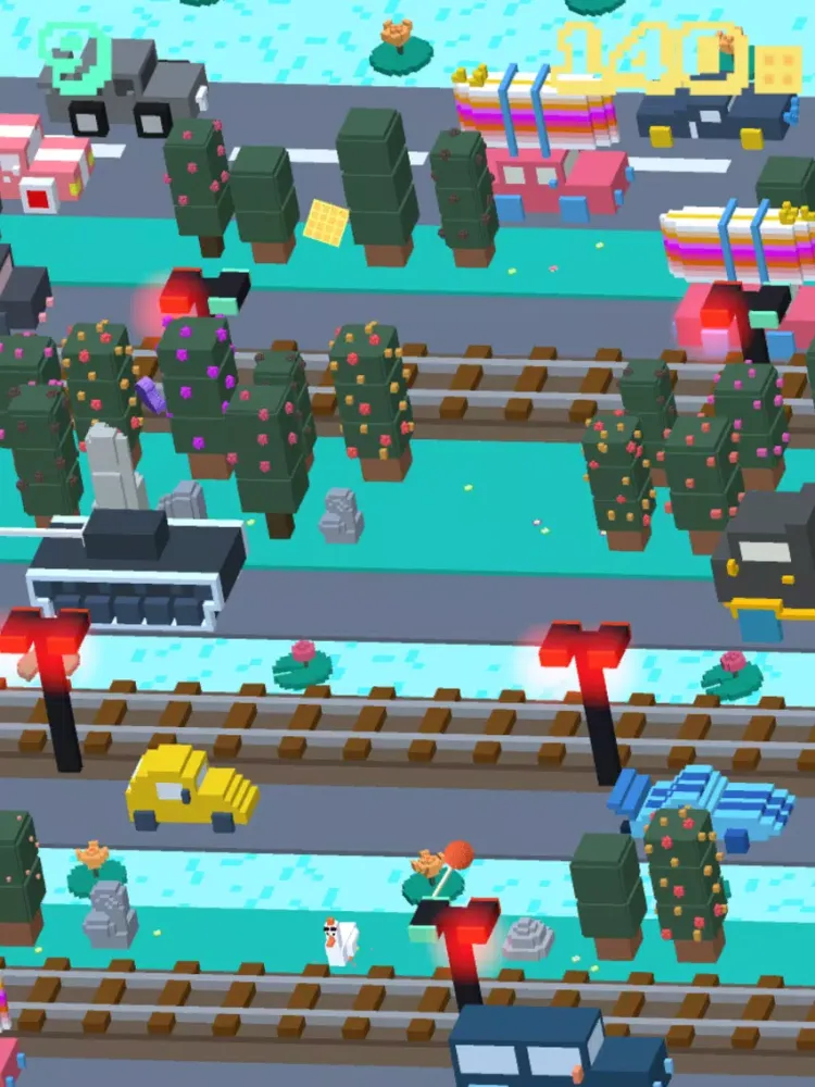 Candy Road - 3D Arcade Frogger iPad  Screenshots