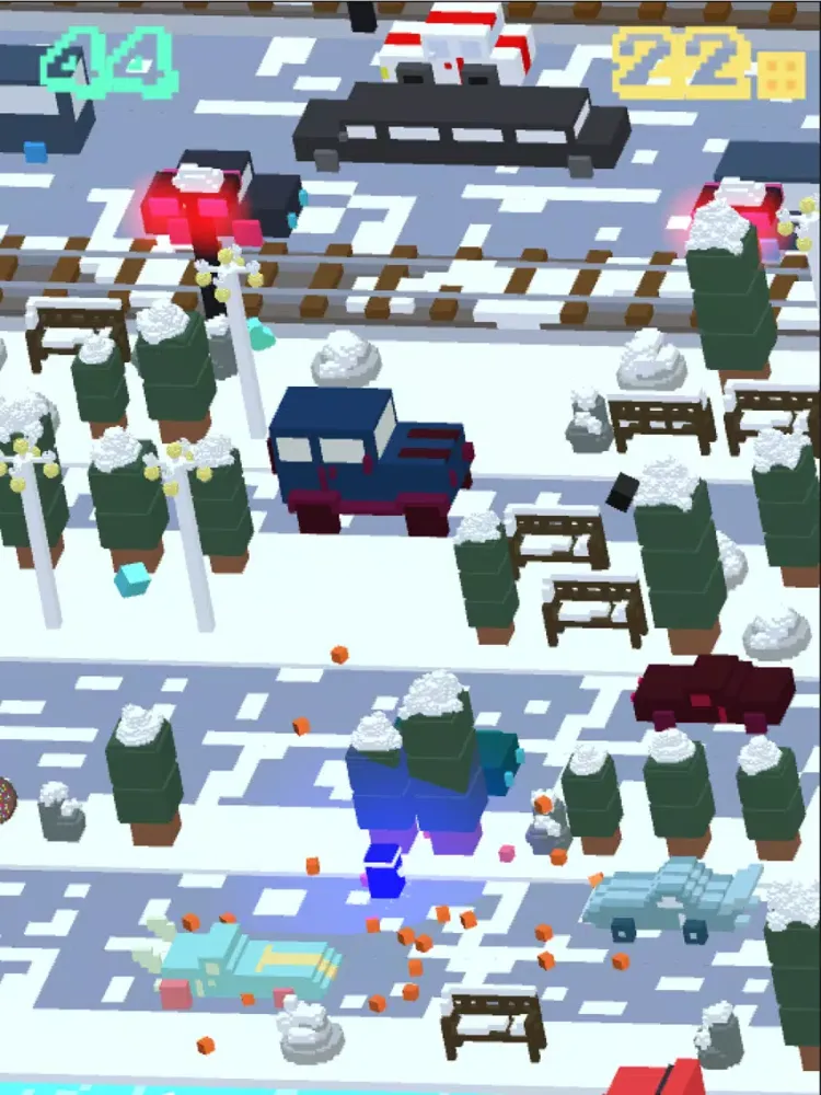Candy Road - 3D Arcade Frogger iPad  Screenshots