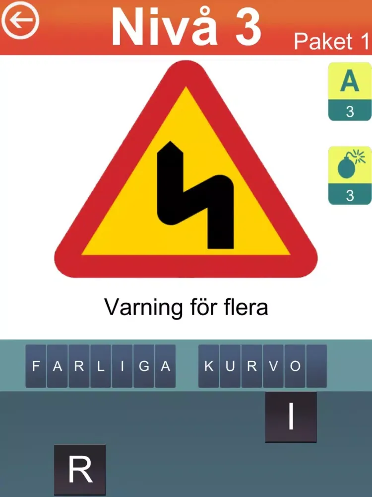 Gissa Trafikskylten - Perfekt för dig som pluggar för att ta körkor ( bil, moped och motorcykel körkor ) iPad 应用截图