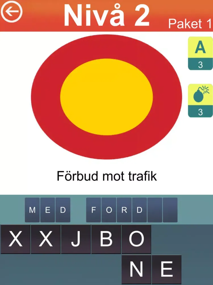 Gissa Trafikskylten - Perfekt för dig som pluggar för att ta körkor ( bil, moped och motorcykel körkor ) iPad 应用截图