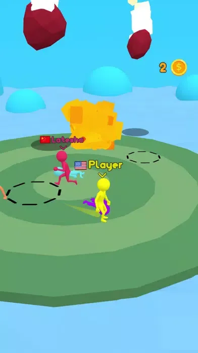 ภาพหน้าจอของ Meteor Rush .io