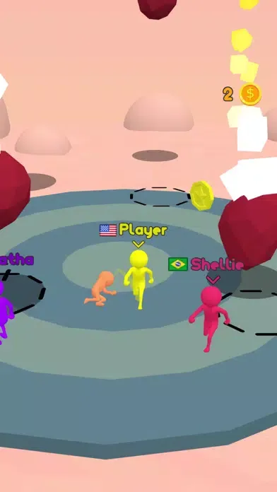 ภาพหน้าจอของ Meteor Rush .io