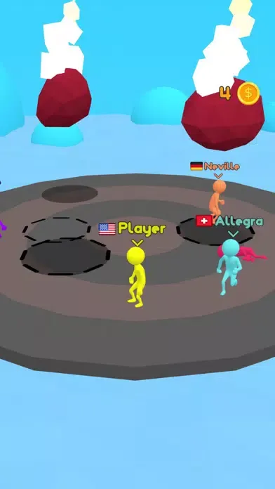 ภาพหน้าจอของ Meteor Rush .io