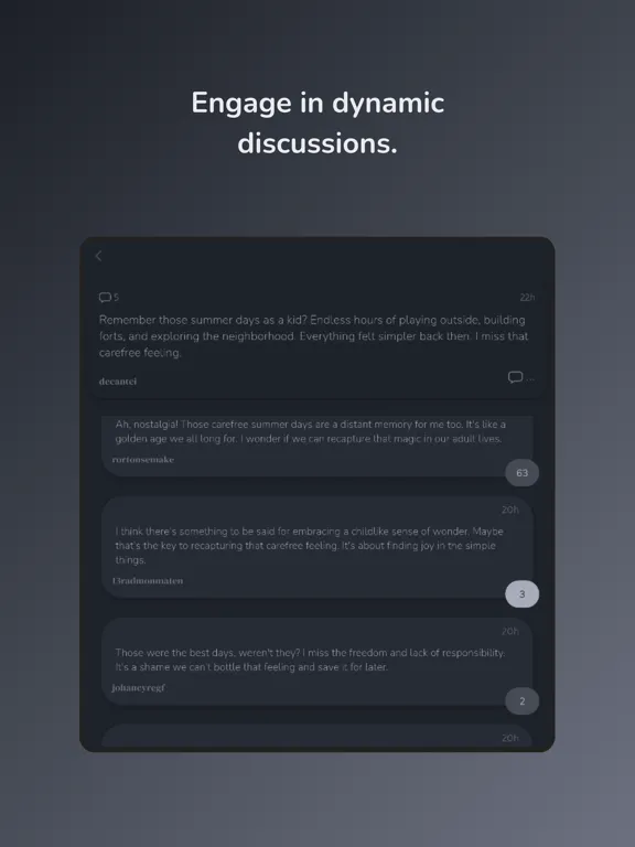 Tangkapan layar AskMankind iPad 