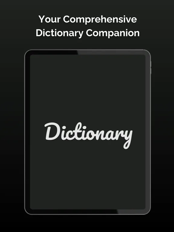 Dictionary - Simple English iPad  スクリーンショット