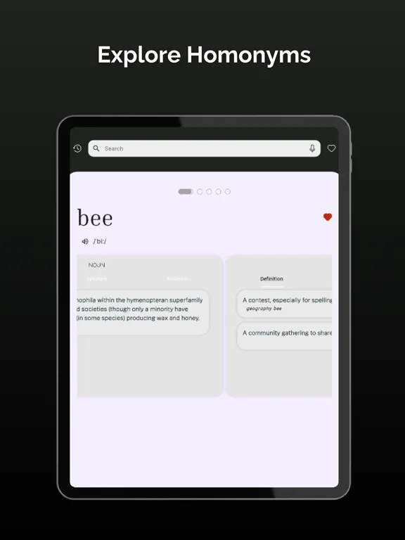 Dictionary - Simple English iPad  スクリーンショット