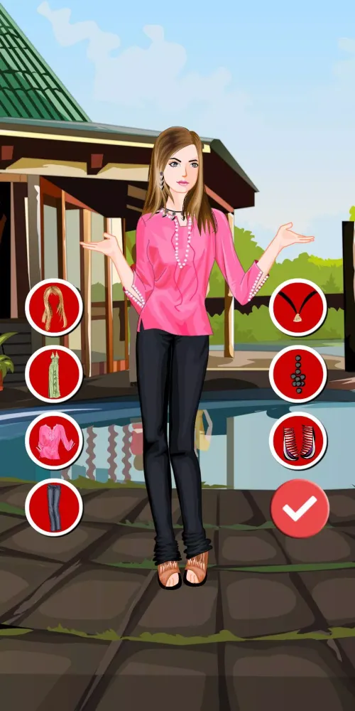Bungalow Holiday Dress Up Screenshots