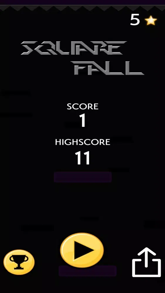 ภาพหน้าจอของ Square Fall
