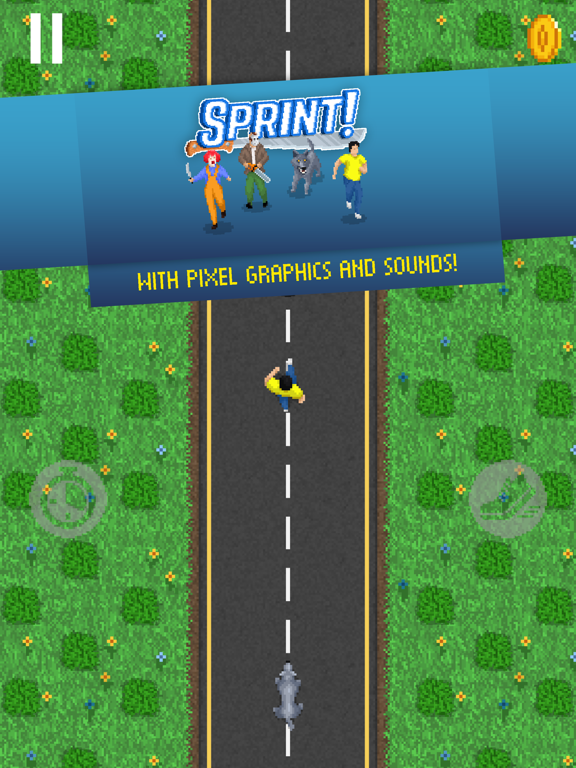 Tangkapan layar Sprint! - Pixel Running Game iPad 