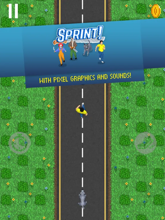 Sprint! - Pixel Running Game iPad 应用截图