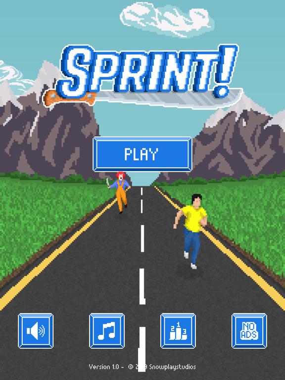 Tangkapan layar Sprint! - Pixel Running Game iPad 