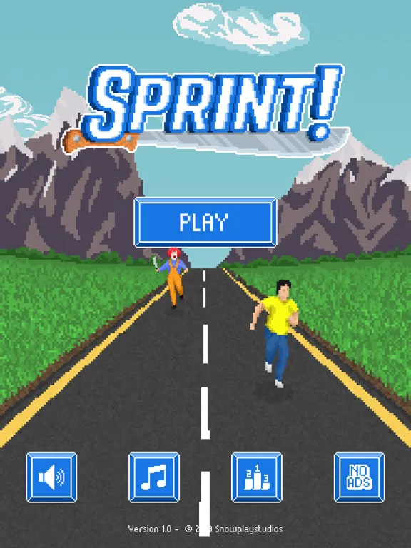 Sprint! - Pixel Running Game iPad 应用截图