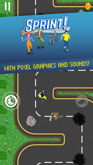 Tangkapan layar Sprint! - Pixel Running Game