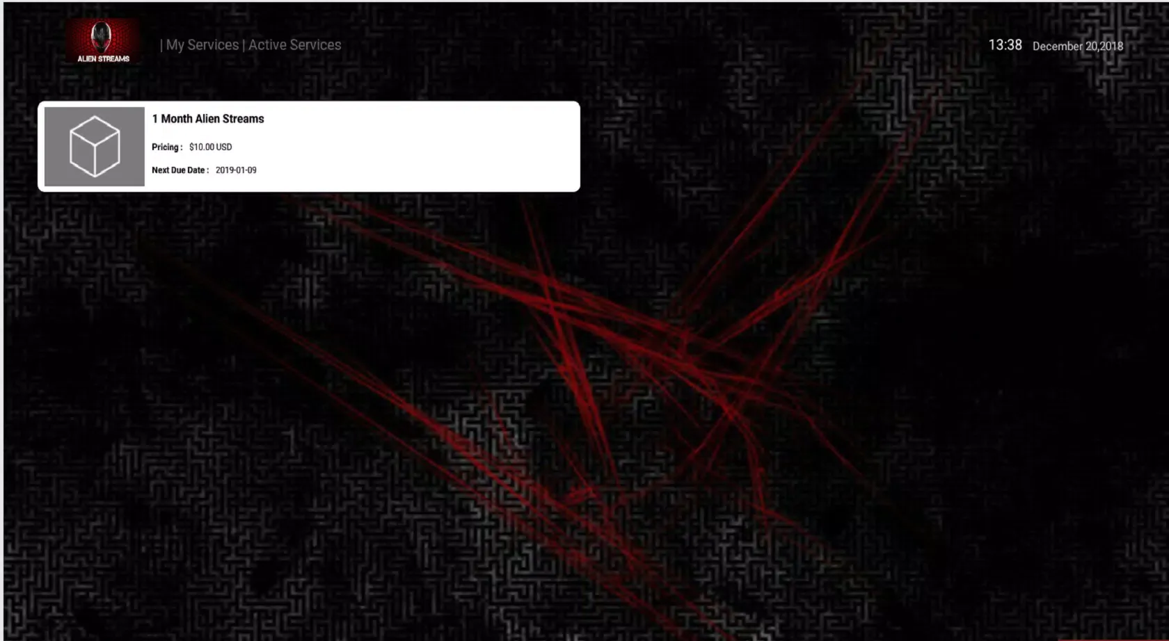 Alien Streams TV Screenshots