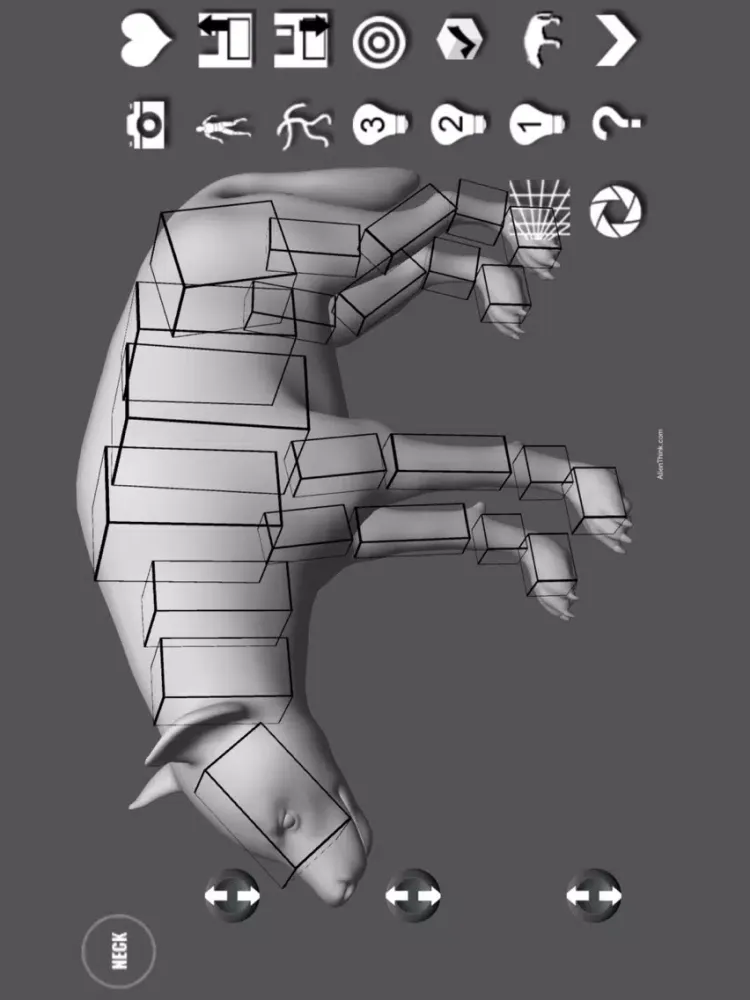 Скриншоты Hyena Pose Tool 3D iPad 
